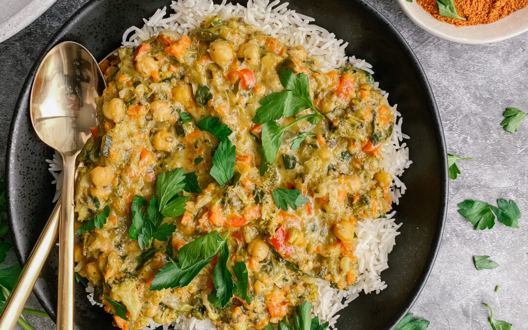 Toddler Coconut Chickpea Curry